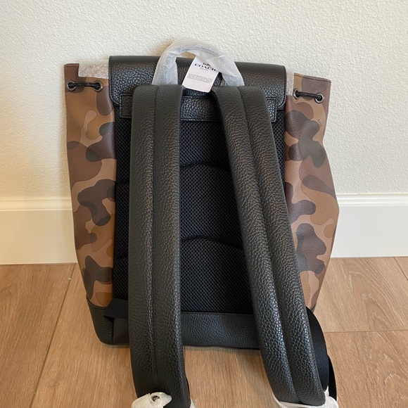 TURNER BACKPACK WITH CAMO PRINT (COACH C2947)
QB/SADDLE BLACK - Picture 5 of 7